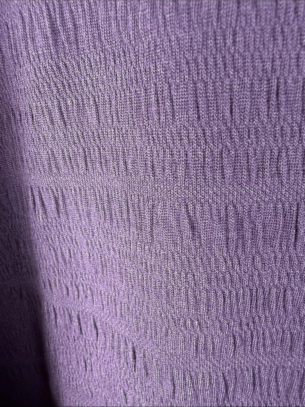 Lane Bryant Textured Purple Mock Neck Top Minimalist Chic Size 14/16 - Picture 2 of 7